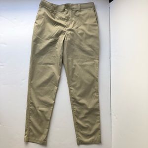 Under Armour Tech Fiber High Waisted Khaki Pants, Size 26.